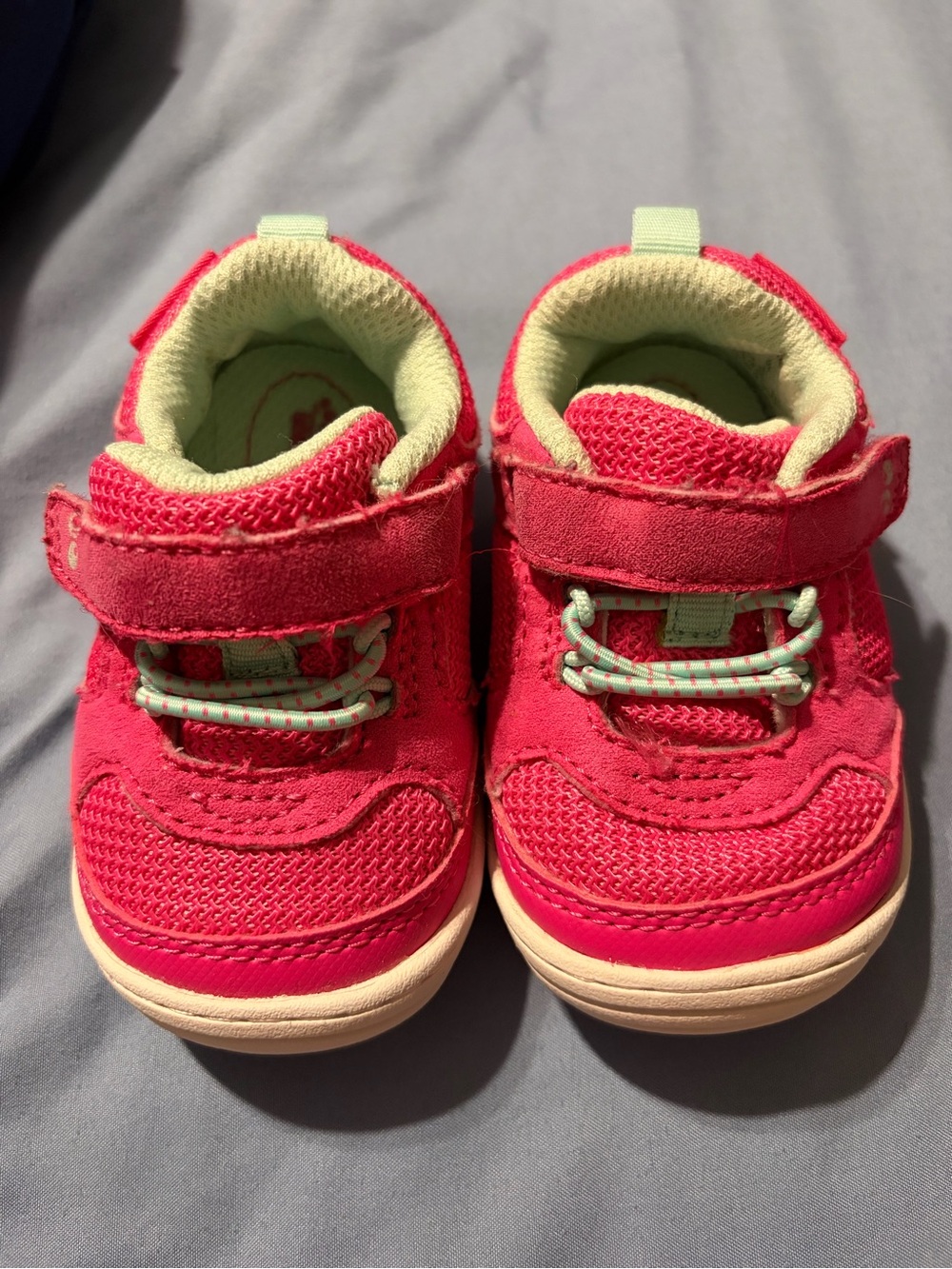 Surprize By Stride Rite Size 3 Pink Kids Sneakers Stage 2 first walker